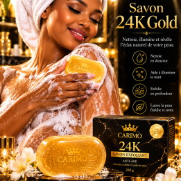 SAVON 24K GOLD CARIMO