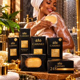 Gamme 24K Gold CARIMO – Soins Visage et Corps